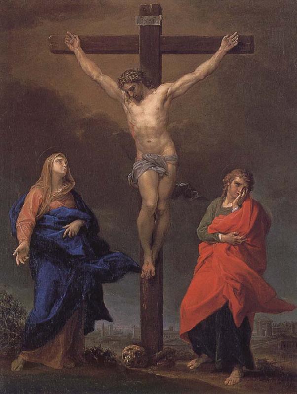 Pompeo Batoni The Cross of Christ, the Virgin and St. John s Evangelical Sweden oil painting art